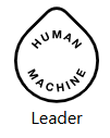 Human-led with AI assist icon